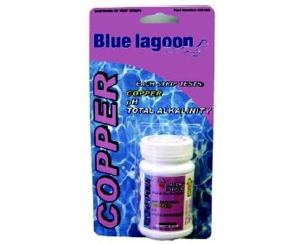 Blue Lagoon Koper 3 in 1 Teststrips 50 st. voor Zwembad en Spa